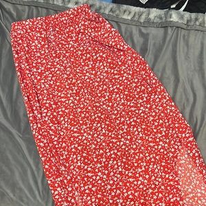 Maxi Flowy Floral Skirt